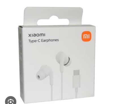 Xiaomi type c earphone for sale new ha Box bhee Sathe