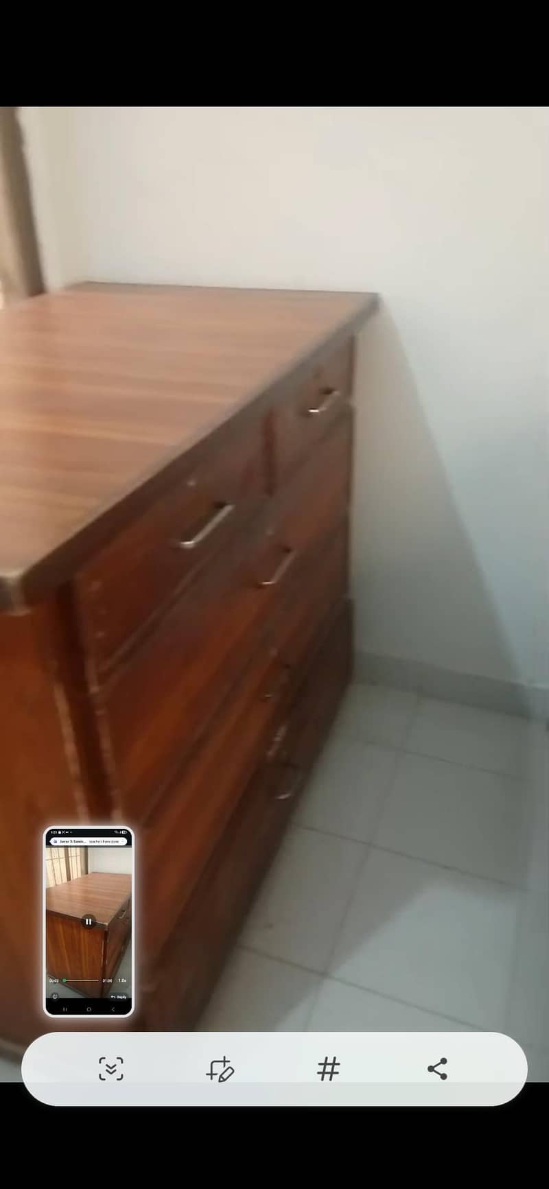 drawer storage table 6