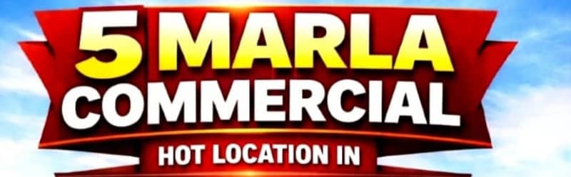 5 Marla Commercial Ground Floor for Rent
