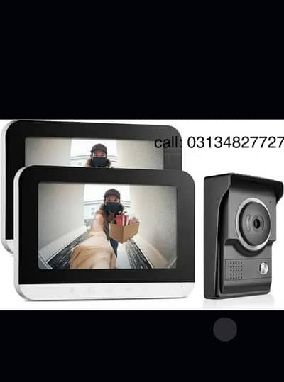 Video Door bell intercom doorphone security door lock system
