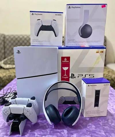 PS5 slim 1tb Disk edition for sale with box urgent sale