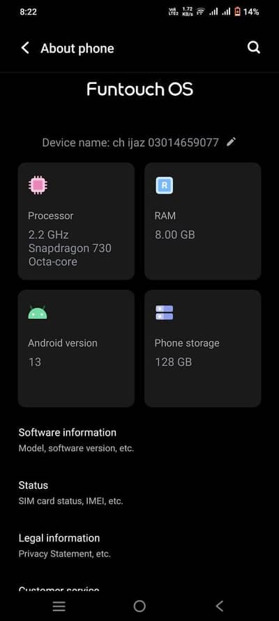 vivo v 20 in single use