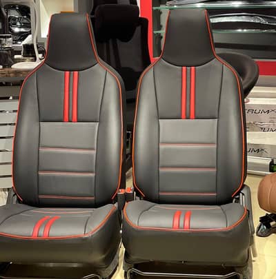 Suzuki Alto New japanese synthetic leather seat cover/caution