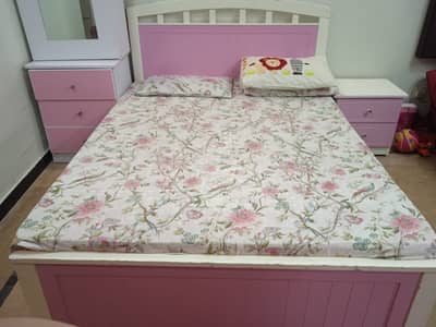 kids bed/ double Kids Bed Set with Study Table & Side / kids Furnitur
