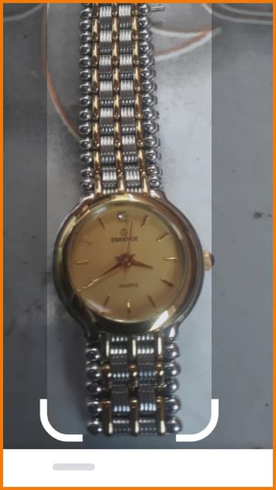 Essence watch 24 carat gold plated