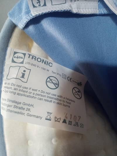 TRONIC Heating pad German