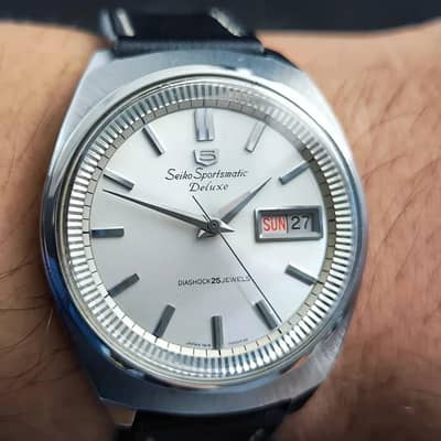 Vintage Seiko 5 Sportsmatic Deluxe