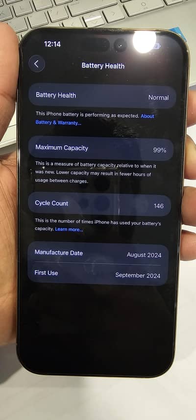 Apple Iphone 16 Pro max Desert Titanium 256 GB JV