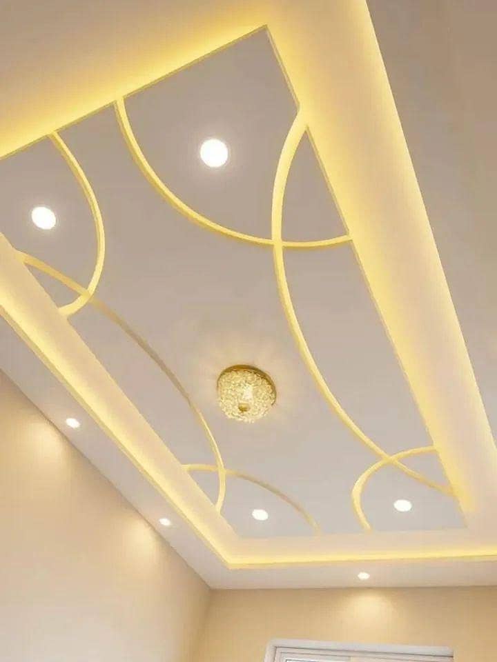 False Ceiling/ pop ceiling/ Wall Frame/ Mold Work 4