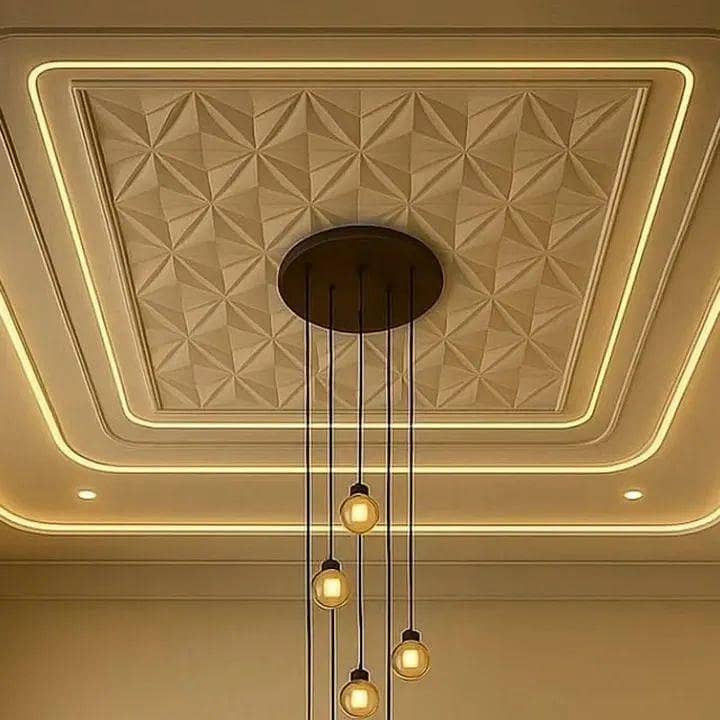 False Ceiling/ pop ceiling/ Wall Frame/ Mold Work 5