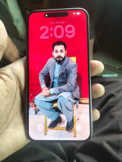 I phone 15 pro max  jv  condition 10/10 better health 87  with box and