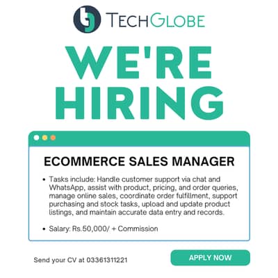 Ecommerce Sales Manager for Computer & Laptop Store