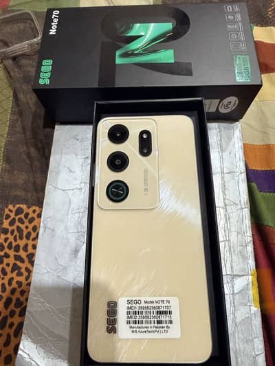 Sego Note 70 hai 60 nhi hai bilkul latest model hai Box charger hai st