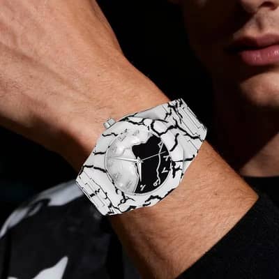 himen,s white marble chain watch imported quelity