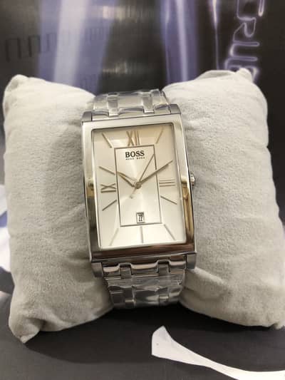 HUGO BOSS-TANK SHAPE-NEW WATCH-SEIKO CITIZEN CASIO ARMANI OMAX