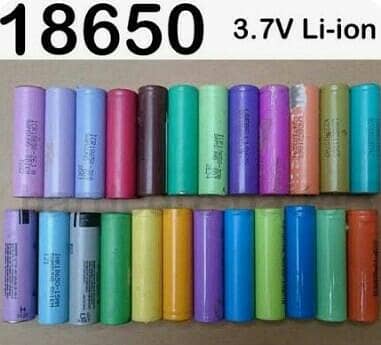 18650 lithium Battery|Used| Pack of 22|