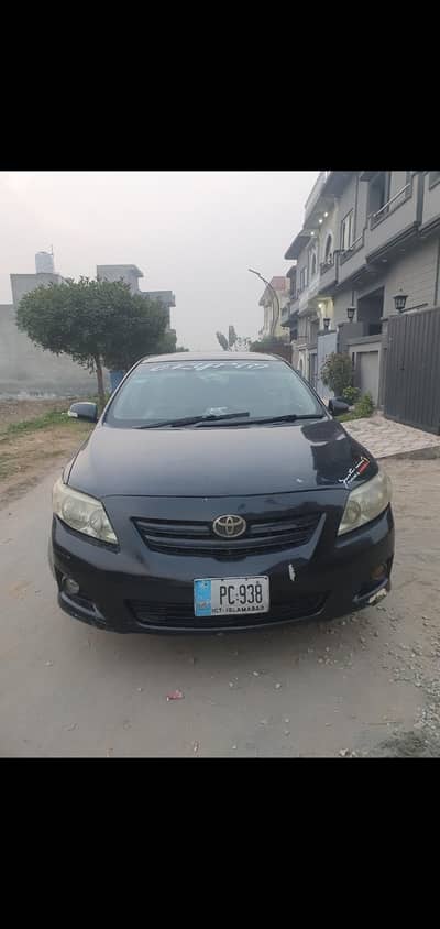 MERI CAR TOYOTA COROLLA XLI BLACK COLOUR 8/10 CONDITION