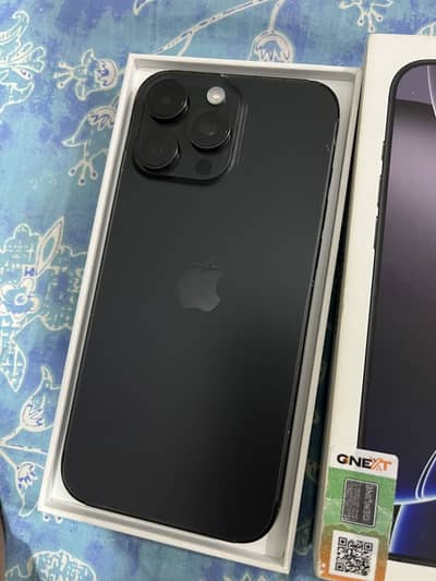 Urgent selling iphone 16 pro max 256gb PTA Approved