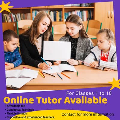 TUTOR AVAILABLE