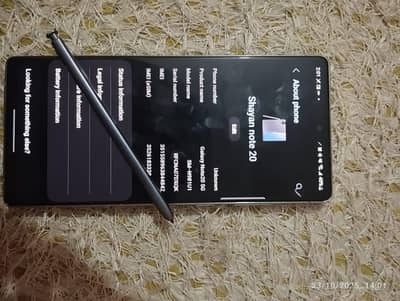 samsung note 20 8/128gb