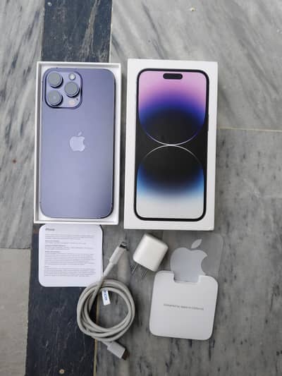 Iphone 14 pro max 256GB complete box