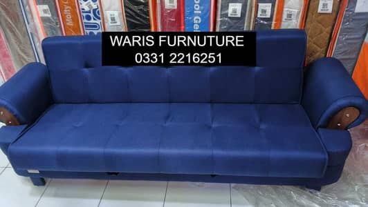sofa cum bed/2 in 1 sofa/sofa bed/wooden sofa/3 seater Molty foam sofa