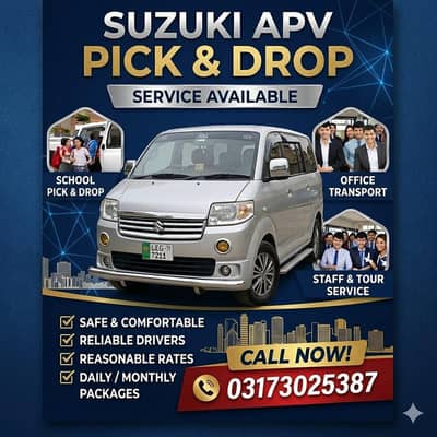 Suzuki APV available for rent and booking