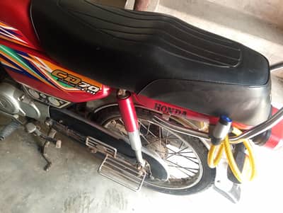 cd 70 good condition just buy and drive,