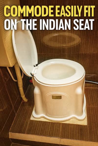 English Toilet Commode Seat Medicated Premium Quality 1 year warranty