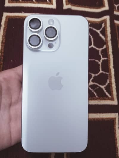 15 pro max jv white colour 10/10 condition urgent sale