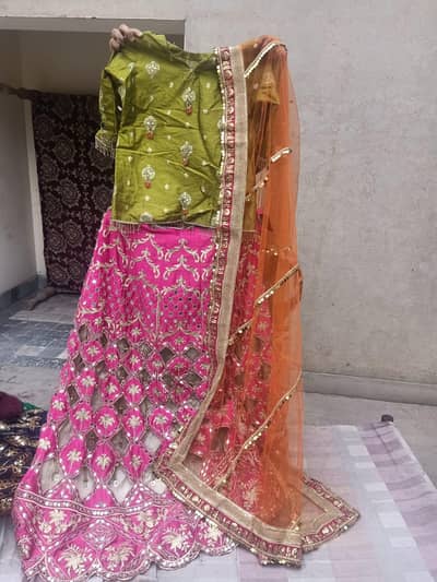 3 Piece Mehndi  Lehngy