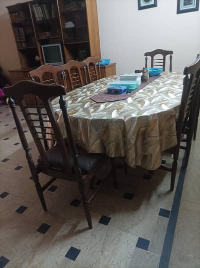 dining table 8 seater USED