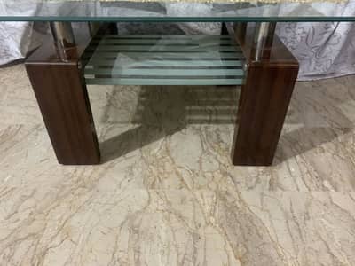 Dining glass table