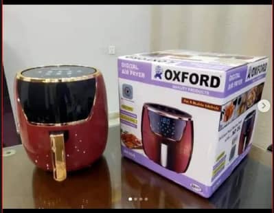 Oxford Digital Air Fryer,  8 liter Capacity, 5-6 time used