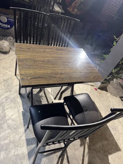 Resturant table and chairs