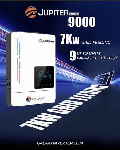 Galaxy Jupiter Ultra 9000 smart Solar Inverter- High PV Range,