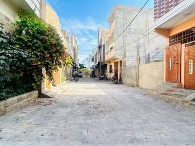 Just Like New 120 Yards G+2 Proper Two Unit West Open Leased Bungalow In Boundary Walled PETAL RESIDENCY Block 9a Gulistan-E-Jauhar