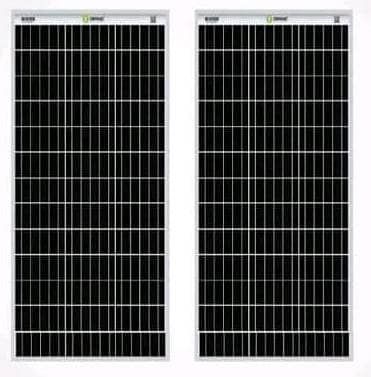 inverex 180w 2 solar panels with charge controller