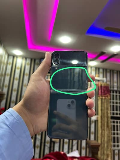 samsung z flip  3 non pta  12/256 ghut back break