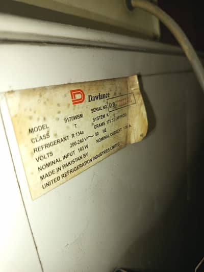 Dawlance Regregator 9170WBM