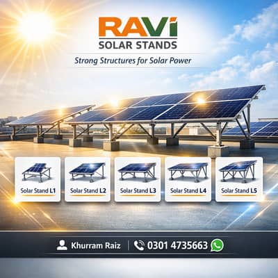 Solar panel stand Adjustable solar stand