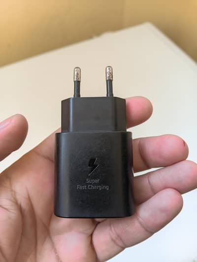 samsung orijnal super fast charjing  adaptar 25wallt type c to type c