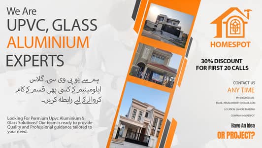 MEGA Discount on UPVC, Aluminium & Glass Projects
