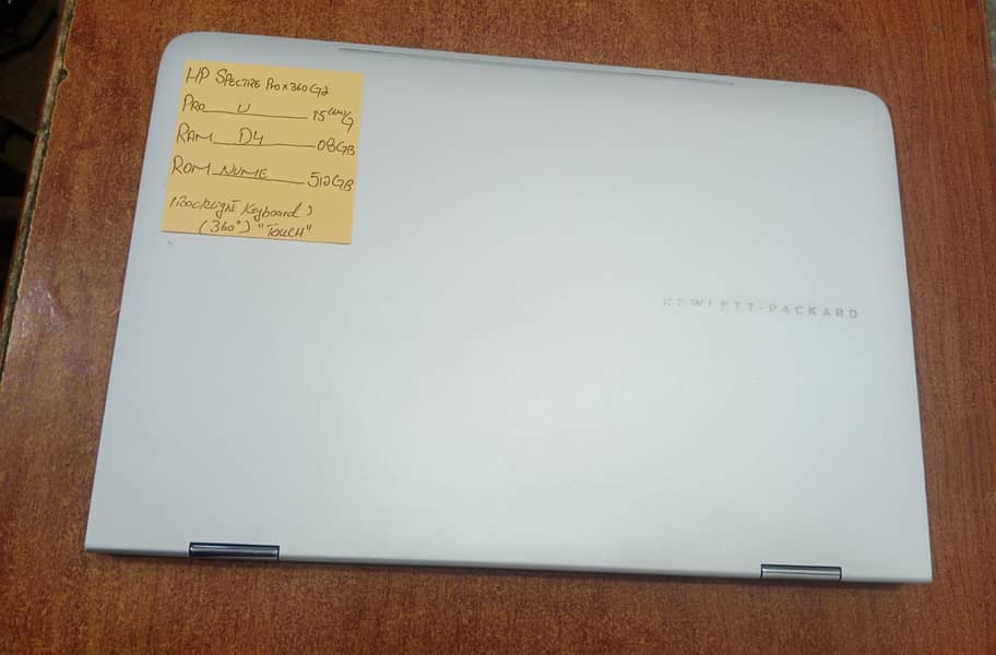 Hp spectre pro x360 G2 Laptop / Processor I5 Generation 6 Ram 8gb ...