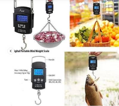 Durable Digital Hanging Scale with LCD Display