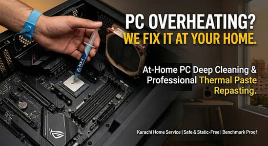 At-Home PC Cleaning & Pc Maintenance/Repasting Service