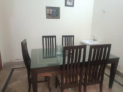 Dinning table with strong wooden structure