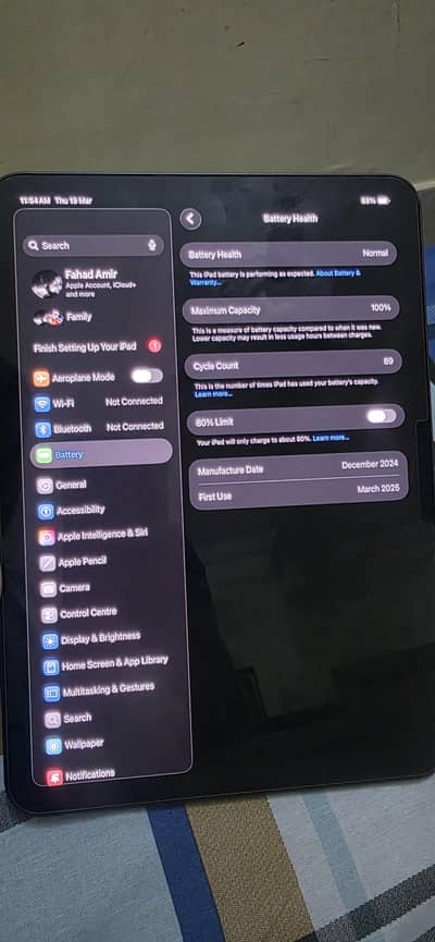 Ipad M4 / 256 GB / 11 inches