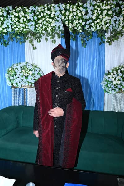 Premium Brand New Sherwani With Full Accessories, Condition 10/10