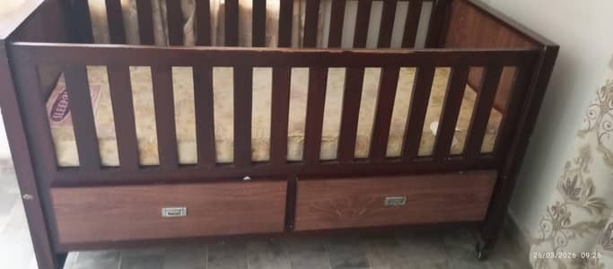 Baby Cots | Kids Wooden Cot | Kids Bed with Matters Customized